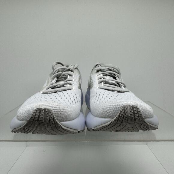 Brooks Ghost 16 White Gray 1204071B151 Running Shoes Sneakers Women’s Size 8 - Picture 5 of 9